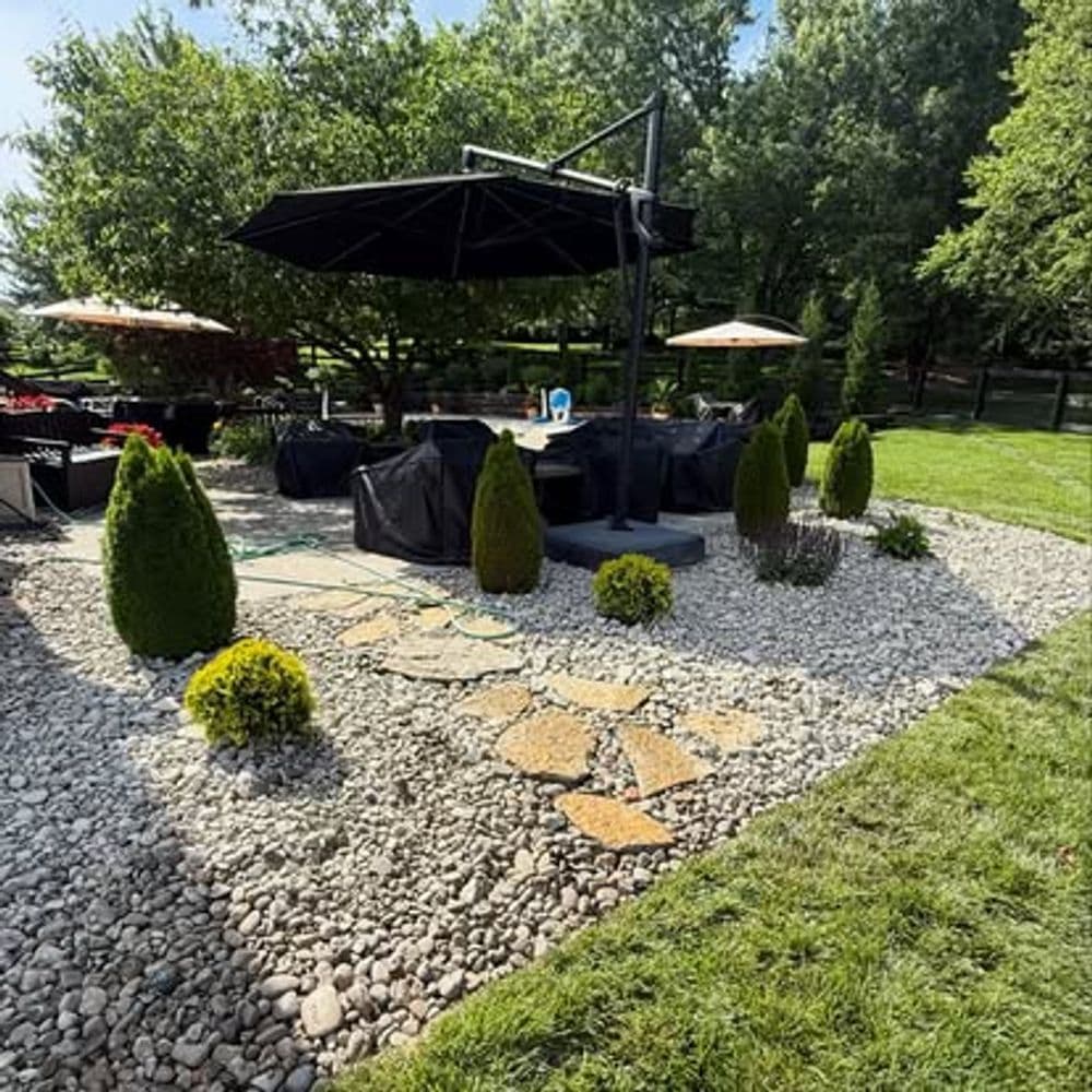 Project Hardscape Patio and Rock Landscape Build in Florence KY image